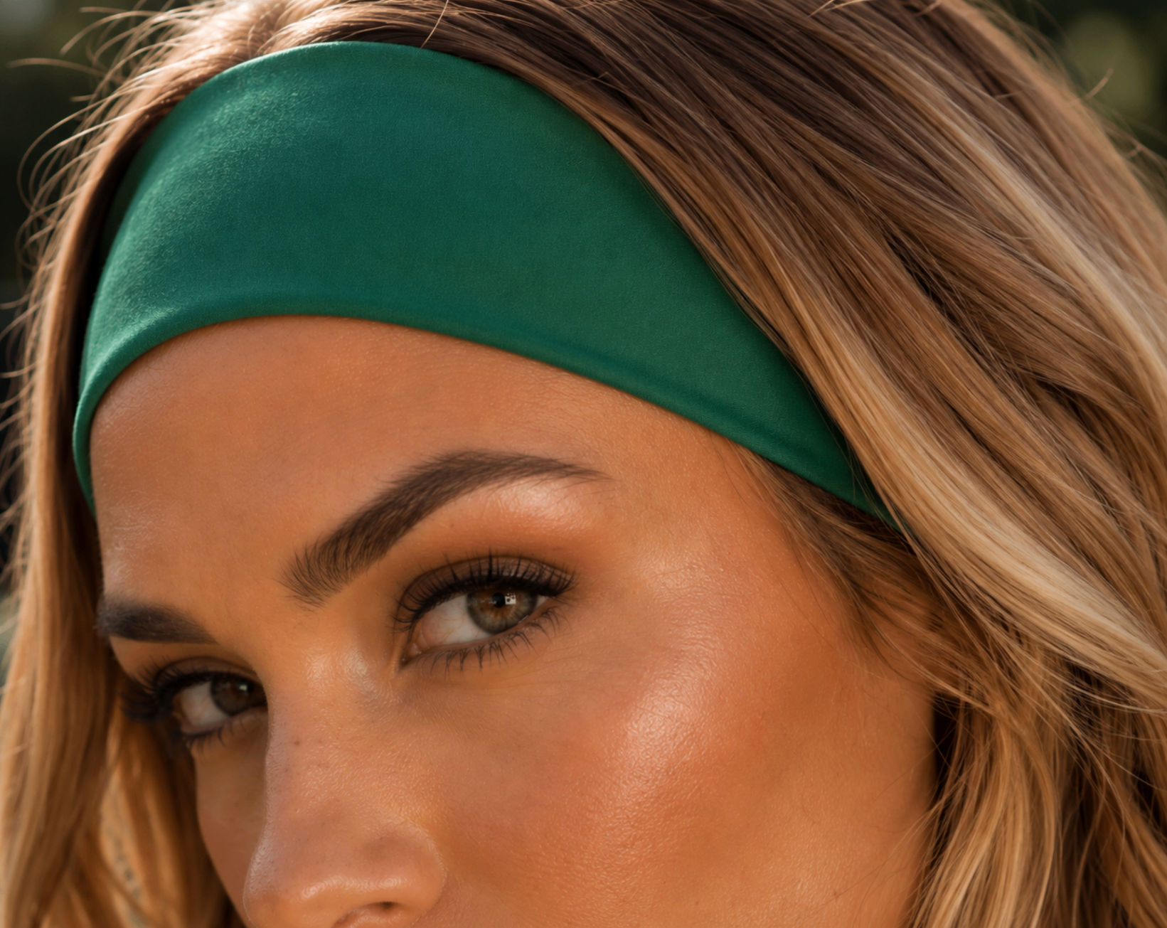 Wonderband non-slip headband in Deep Ivy